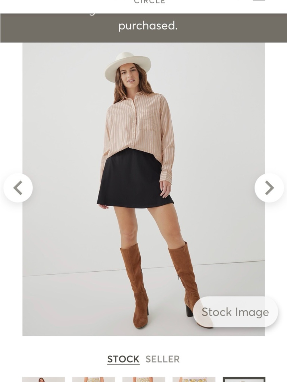 Pact Fit and Flare Mini Skirt - Picture 3 of 4
